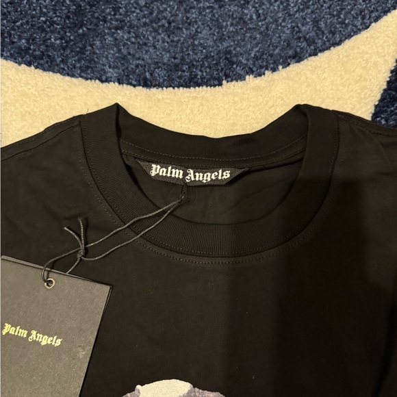 Palm Angels Teddy Bear Skeleton Black T-Shirt Size Large - Picture 4 of 4